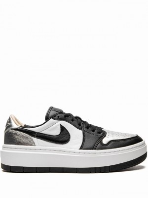 Nike Elevate Low Women's Air Jordan 1 White / Black | CKWNIAO-69