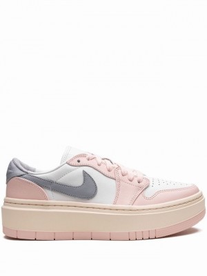 Nike Elevate Women's Air Jordan 1 Pink / White | MHJEITN-02