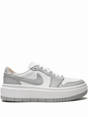 Nike Elevate Women's Air Jordan 1 White / Grey | PNKDRWV-62