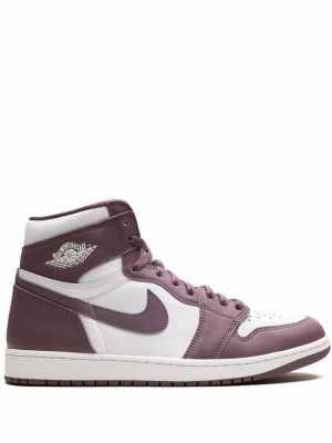 Nike High OG Mauve Men's Air Jordan 1 White / Pink | RQVTHWU-50