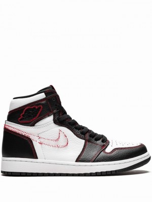 Nike High OG Men's Air Jordan 1 White / Black | FOXTACB-02