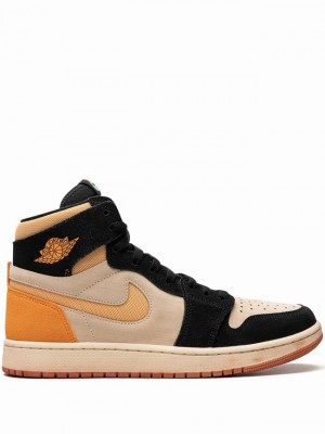 Nike High Zoom Air CMFT 2 Muslin/Vivid Men's Air Jordan 1 Black / Orange | WFGADOU-58