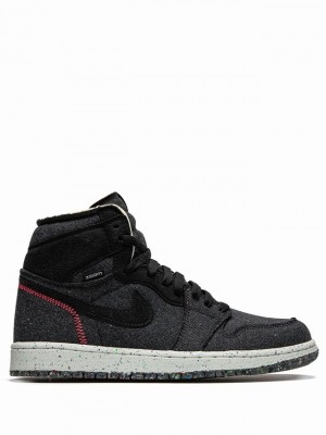 Nike High Zoom Space Hippie Men's Air Jordan 1 Black | QKJCHRO-13