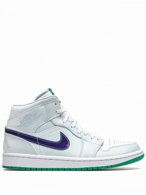 Nike Hoops-Luka Donic Men's Air Jordan 1 White | RMXDEPI-19