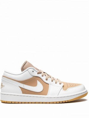 Nike Jordan 1 Low Hemp Men's Air Jordan 1 White / Orange | OBQLMPT-40