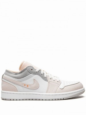 Nike Jordan 1 Low SE Craft Inside Out Men's Air Jordan 1 White / Beige | VOUYZJN-64