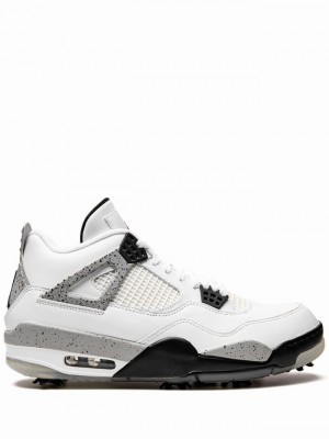 Nike Jordan 4 Golf Cement Men's Air Jordan 4 White | LWBSNUQ-90