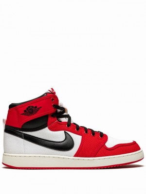 Nike KO Chicago Men's Air Jordan 1 Red / Black / White | LZCEXMK-87