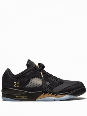 Nike Low Class Of 2021 Men's Air Jordan 5 Black | TNOUPGY-70