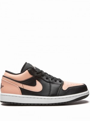 Nike Low Crimson Tint Men's Air Jordan 1 Black / Pink | EGYDHUB-04