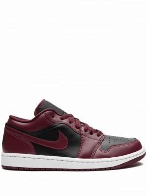 Nike Low Dark Beetroot Women's Air Jordan 1 Burgundy | YTWSBPE-52