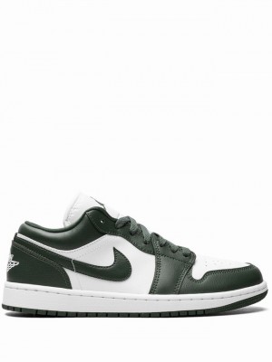 Nike Low Galactic Jade Women's Air Jordan 1 Green / White | BFXCEVD-86