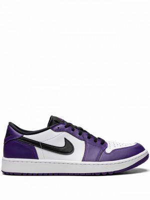 Nike Low Golf Court Women's Air Jordan 1 Purple | CLGAUKR-91