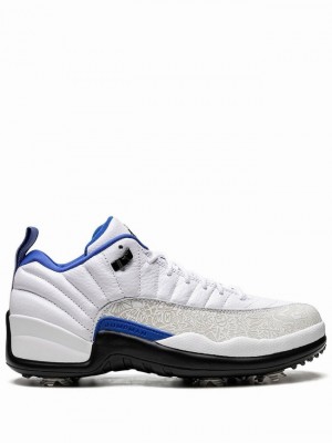 Nike Low Golf Laser Men's Air Jordan 12 White | SHCVJZI-15