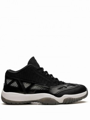 Nike Low IE Men's Air Jordan 11 Black | DFKJWHC-57