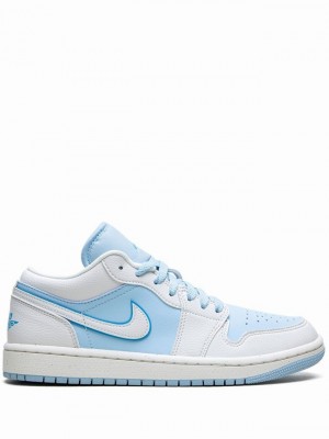 Nike Low Ice Women's Air Jordan 1 Blue | HTBEWFL-25