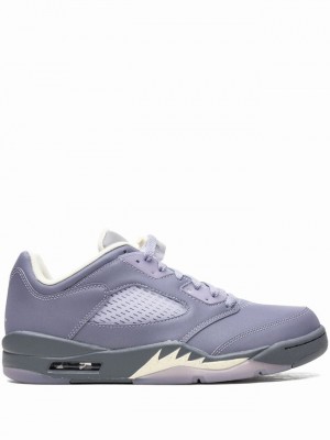 Nike Low Indigo Haze Women's Air Jordan 5 Purple | NZDHMCB-02