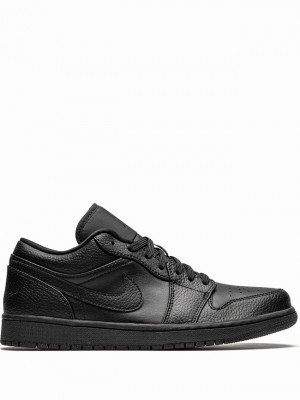 Nike Low Men's Air Jordan 1 Black | TCWMXRF-18