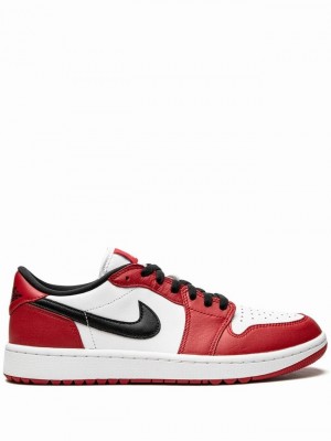 Nike Low Men's Air Jordan 1 White / Red | YCSVMEI-01