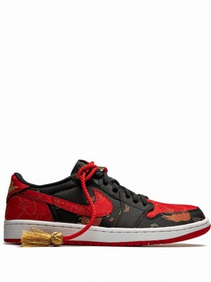 Nike Low OG CNY Men's Air Jordan 1 Black / Red | STFXJDC-89