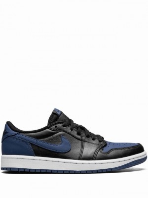 Nike Low OG Mystic Men's Air Jordan 1 Navy / Black | XOBLNQC-89