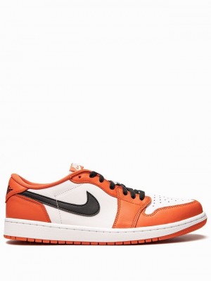 Nike Low OG Starfish Men's Air Jordan 1 White / Orange | OJBTKQM-59