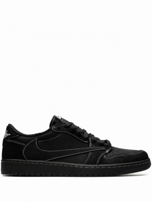 Nike Low OG TS Travis Scott - Black Phantom Women's Air Jordan 1 Black | KVDAMNH-21