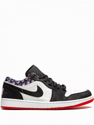 Nike Low Q54 Men's Air Jordan 1 White / Black | IVZQAXL-61