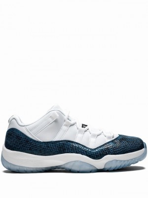 Nike Low Retro Blue Snakeskin Women's Air Jordan 11 Blue | SHUPILE-37