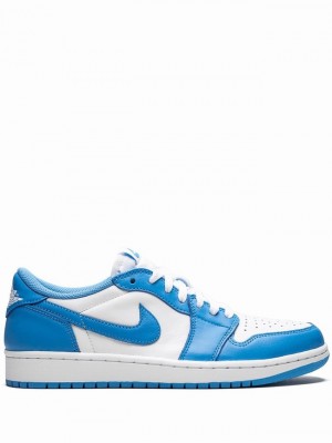 Nike Low SB Men's Air Jordan 1 White / Blue | IEONRZU-46