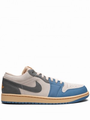 Nike Low SE Men's Air Jordan 1 Beige / Blue | SKYCZRH-48