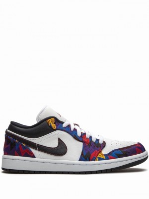 Nike Low SE Nothing But Net Men's Air Jordan 1 Multicolor | ATMXBNG-16