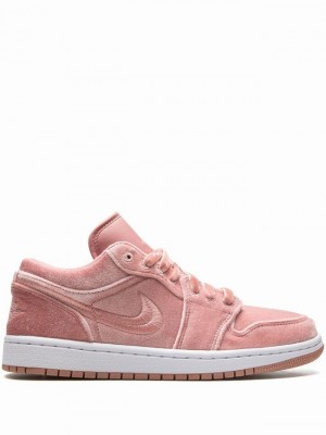 Nike Low SE Pink Velvet Women's Air Jordan 1 Pink | VOWUBTF-49