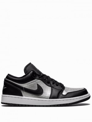 Nike Low SE Silver Toe Women's Air Jordan 1 Silver | NAXJPUO-23