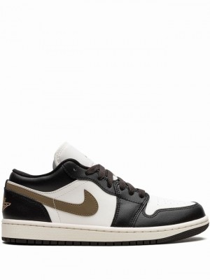 Nike Low Shadow Brown Women's Air Jordan 1 Grey / Brown | ARBVZKD-53