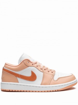 Nike Low Sunset Haze Women's Air Jordan 1 Coral / White | CQHREMK-03