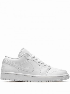 Nike Low Triple White Women's Air Jordan 1 White | OUPRSEJ-39