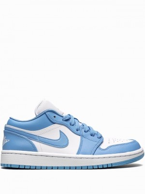 Nike Low UNC Women's Air Jordan 1 Blue / White | CNOJUIM-51