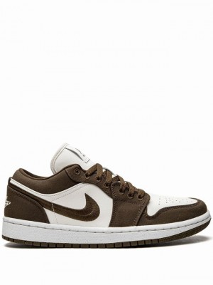 Nike Low Women's Air Jordan 1 Dark Olive | OBIEAUT-82