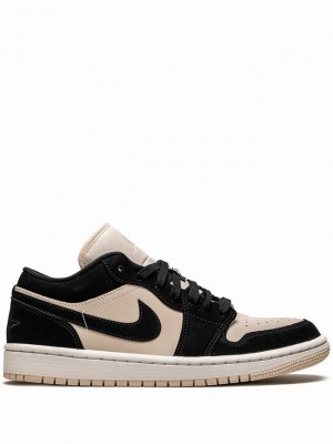 Nike Low Women's Air Jordan 1 White / Black | MGVTSZI-94