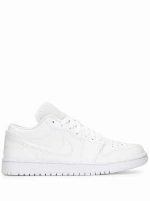 Nike Low Women's Air Jordan 1 White | TWBAJXY-45