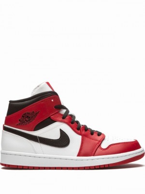 Nike Mid Chicago 2020 Men's Air Jordan 1 Red / White / Black | UEZXCDK-10