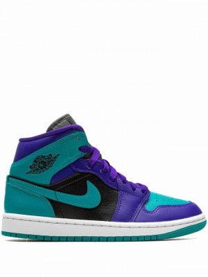 Nike Mid Grape Women's Air Jordan 1 Purple | XKPIAGL-65