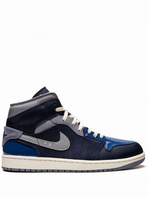 Nike Mid SE Craft Obsidian Men's Air Jordan 1 Blue | UECRWNP-19