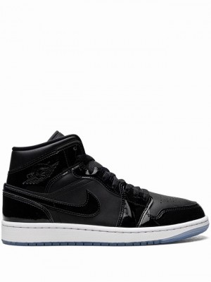 Nike Mid SE Space Jam Men's Air Jordan 1 Black | VKXBOPG-96