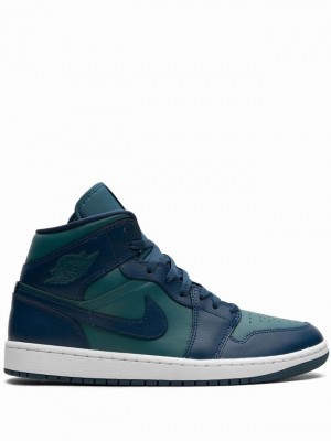 Nike Mid Sky J Teal Women's Air Jordan 1 Blue / Turquoise | CELROPG-53