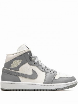 Nike Mid Stealth Women's Air Jordan 1 Grey | EWQPTRC-12