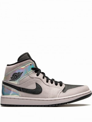 Nike Mid Women's Air Jordan 1 Grey | PETSZRF-89