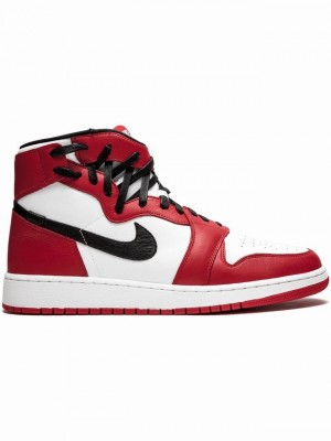 Nike Rebel Women's Air Jordan 1 White / Red | FVQOTPR-04