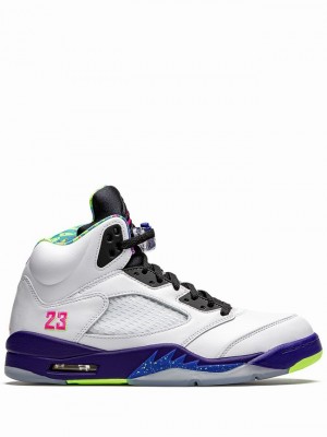 Nike Retro Alternate Bel-Air Men's Air Jordan 5 White / Blue | YSUHWFL-24